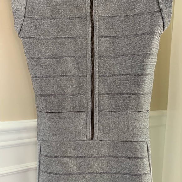 French connection size 2 metallic mini dress - Picture 14 of 16